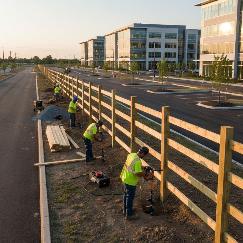 Yard Fencing Installation