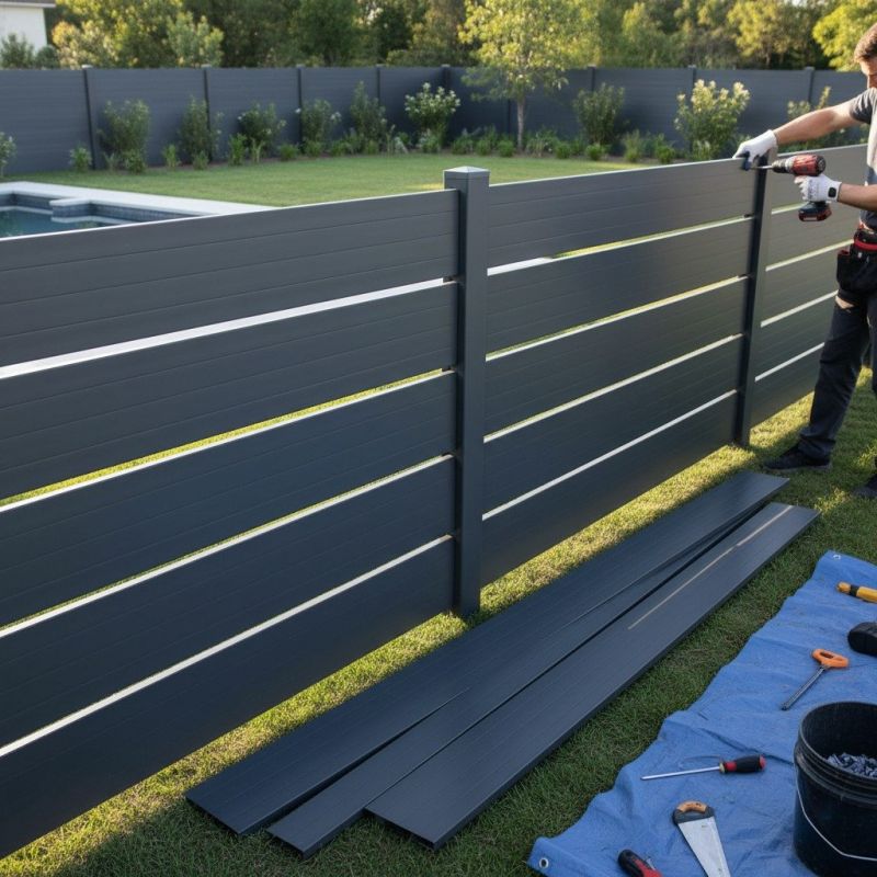 Yard Fencing Installation