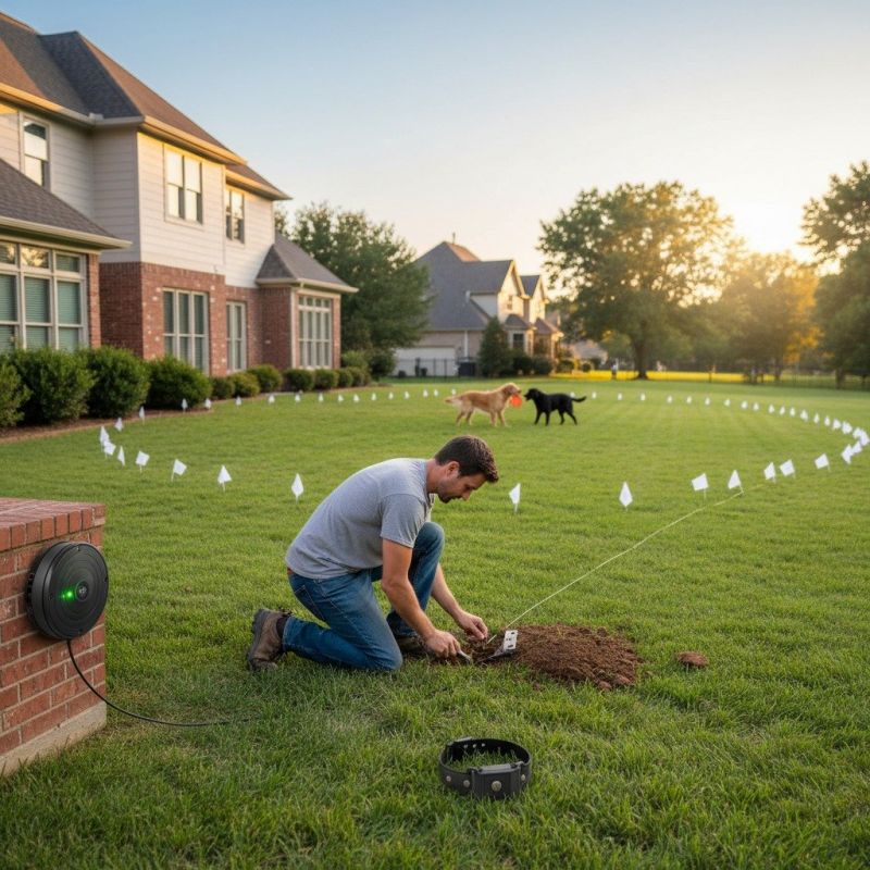 Yard Fencing Installation